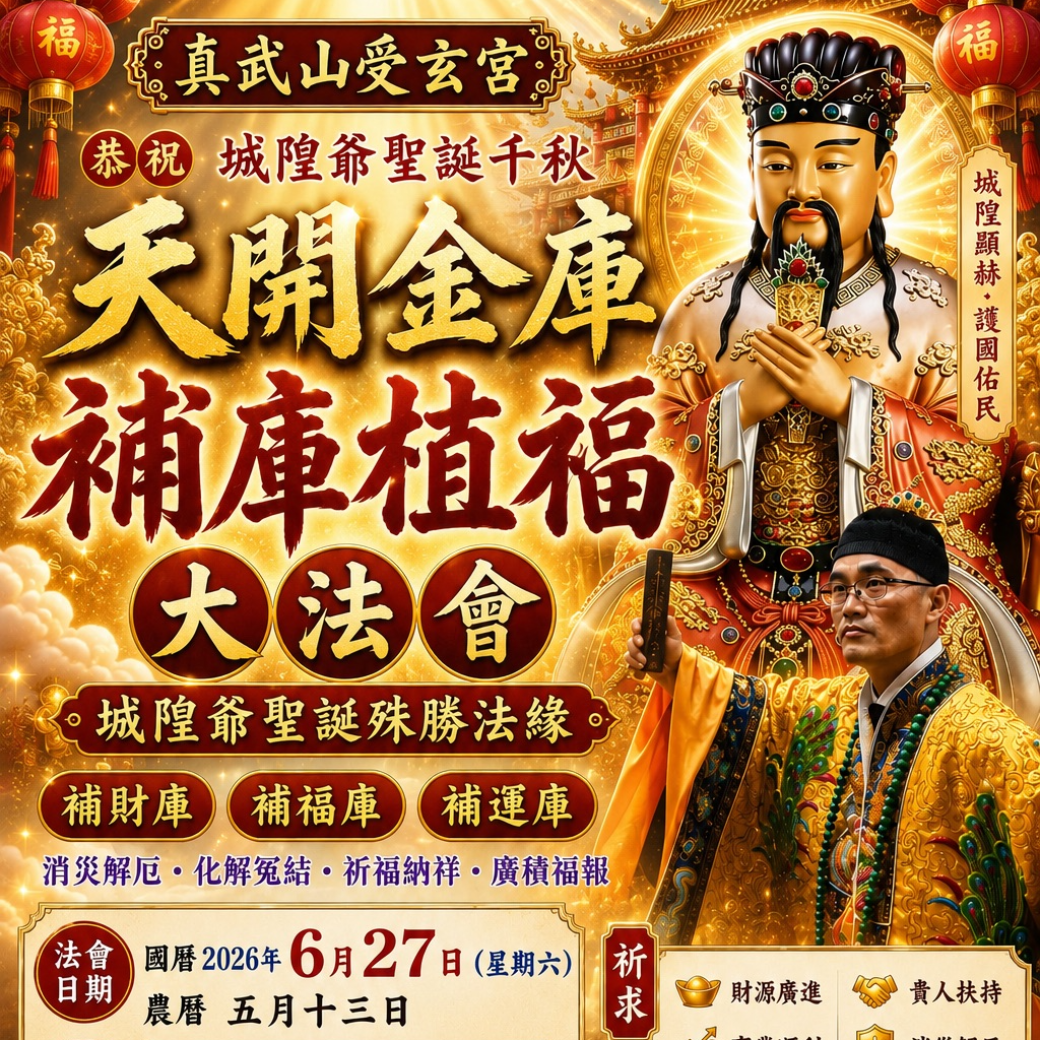 補財庫【農曆五月十三日】