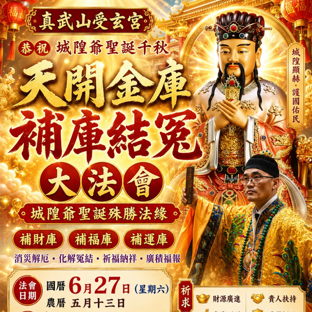 補財庫【農曆五月十三日】